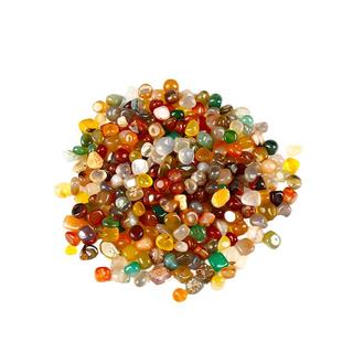 供佛雨花七宝石曼扎盘天然散装宝石七宝八供藏装佛前贡七彩石供奉