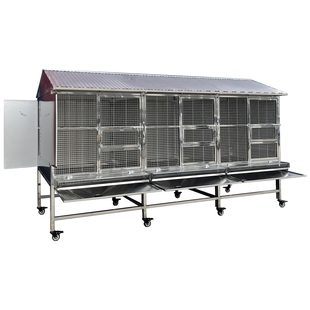 大牛不锈钢鸡笼子大号防黄鼠狼防雨鸡舍户外养鸡棚家用室外养鸡笼