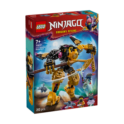 LEGO乐高幻影忍者71839阿林的幻影旋转术战斗机甲拼装积木玩具