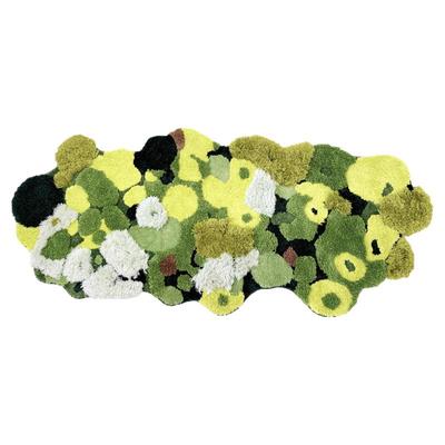 卧室森林苔藓地毯床边毯异形地毯