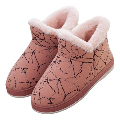 加绒高帮包跟中老年保暖棉鞋