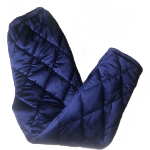 秋冬季男女士休闲家居裤珊瑚绒三层夹棉加厚睡裤女法兰绒长裤保暖