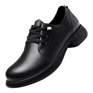 强人3515皮鞋女款2026新款舒适乐福鞋黑色平底小皮鞋通勤软底鞋子