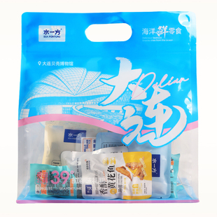 水一方海味全家福礼包大连特产即食鱿鱼零食礼袋海鲜旅游伴手礼