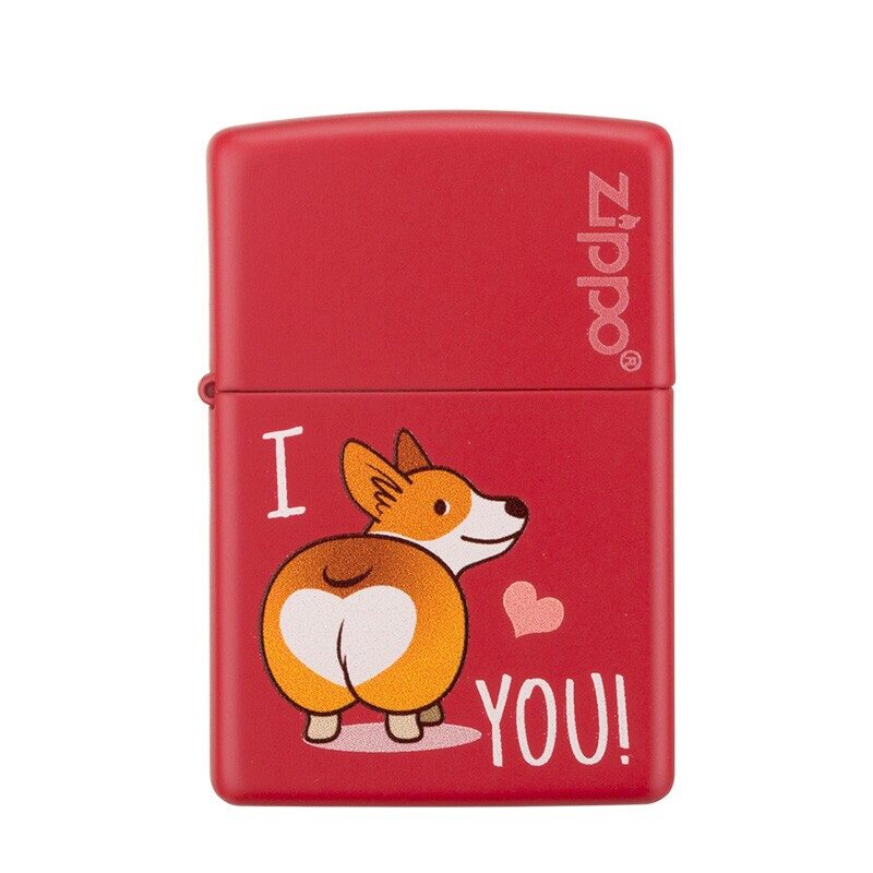 ZIPPO之宝打火机红哑漆