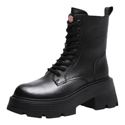 Dickies女鞋马丁靴加绒保暖皮靴