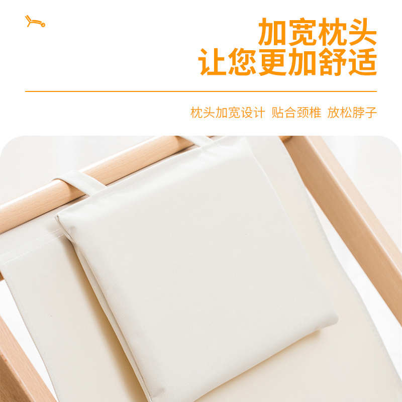 躺椅折叠午休户外沙滩椅家用午睡办公室两用椅懒人椅阳台晒太阳椅