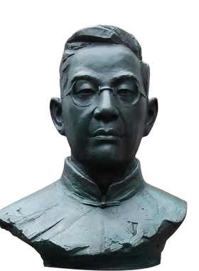 现代小说家人物头像玻璃钢校园