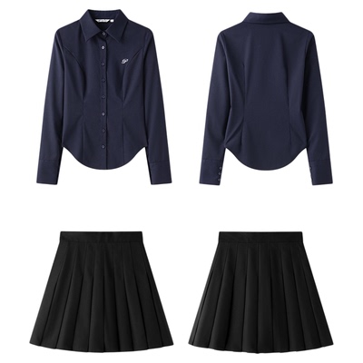 学院风jk制服套装女春秋季
