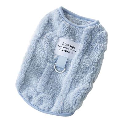 嬉皮狗宠物衣服泰迪比熊马甲绒衣