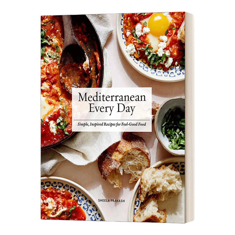 英文原版 Mediterranean Every Day 地中海的每一天 简单 超卓的食谱 煮出令人感觉良好的食物 精装 英文版 进口英语原版书籍