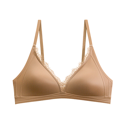 提未苏法式蕾丝缎面小胸聚拢内衣