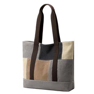 帆布包女包妈妈包中年上班手提单肩包大容量挎包学生书包托特包包