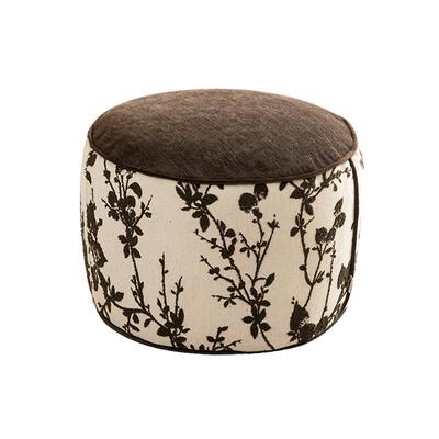 新中式复古花卉坐墩蒲团