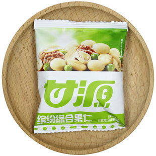甘源缤纷综合果仁坚果核桃扁桃仁炒货散称混合果仁孕妇零食小包装