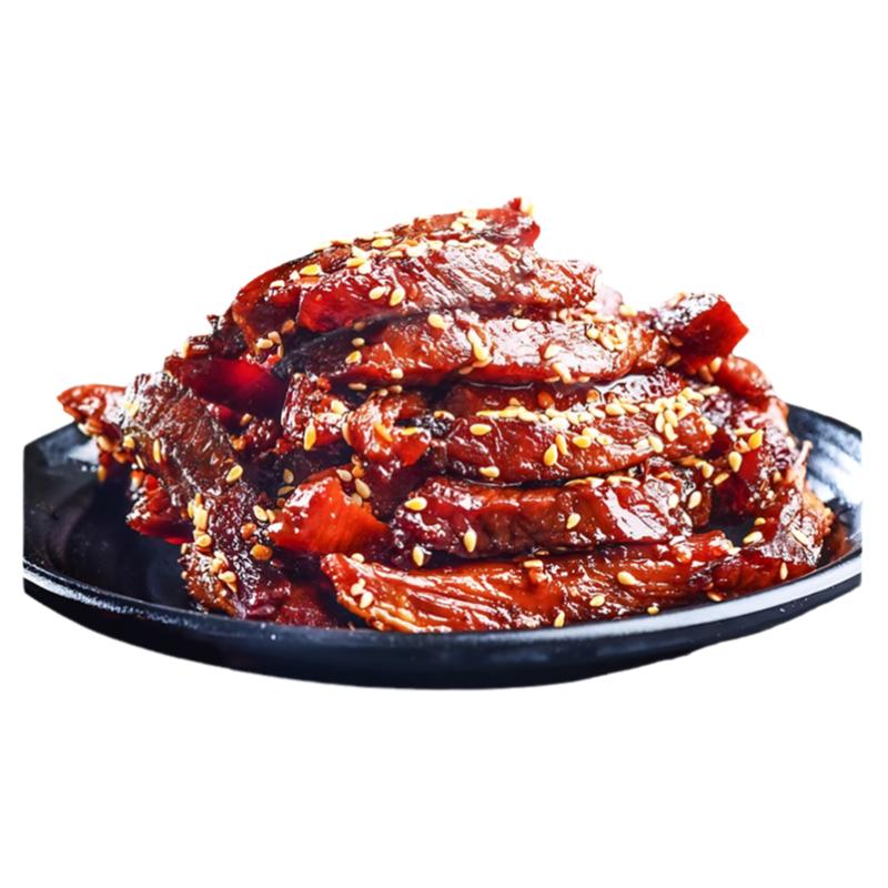 【四十九】新疆正宗牛肉干代餐纯牛肉条香辣芝香即食回族清真食品