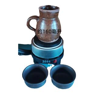 甘肃罐罐茶煮茶器 西和茶罐子养生保健煮茶炉 纯手工砂罐粗砂茶罐