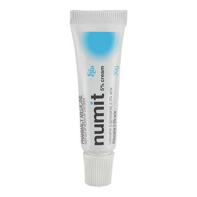 澳洲EGO意高Numit利多卡因麻醉止痛膏医美纹身打针男用延时进口药