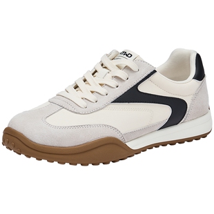 热风男鞋2026年春季新款男士户外运动休闲鞋百搭通勤德训鞋子潮