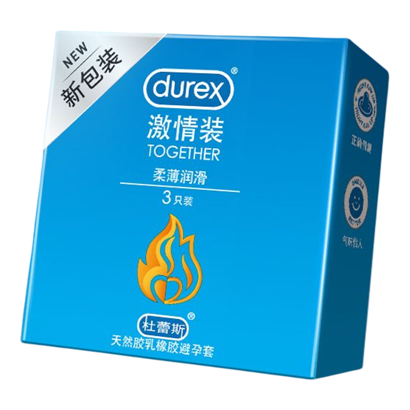 杜蕾斯避孕套激情柔薄润滑安全套