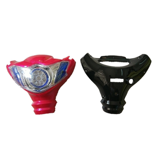 电动车前大灯LED表头仪表前罩大灯壳48V幻影灯箱头罩米表壳定颜色