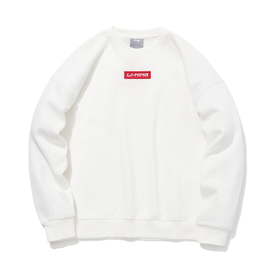 加绒卫衣运动外套李宁连帽男