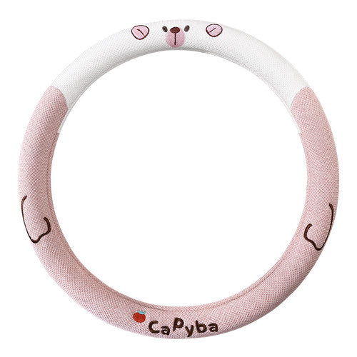 适用于零跑C11方向盘套C01 T03 C10 C16 B10夏季卡通淳麻汽车把套