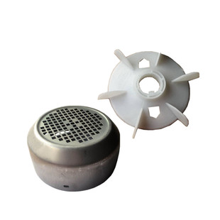 包邮鱼塘养殖叶轮式水车式增氧机电机散热后风叶风罩接线盒柱电容