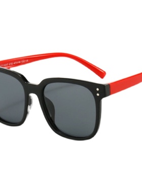 韩版方形儿童墨镜潮男洋气个性