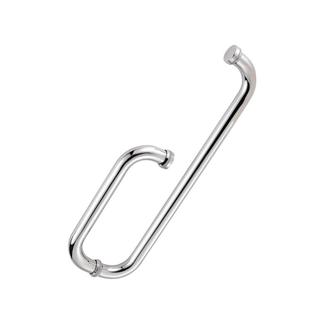 淋浴房拉手玻璃门把手特厚304不锈钢铜芯浴室浴室移门推拉门对装