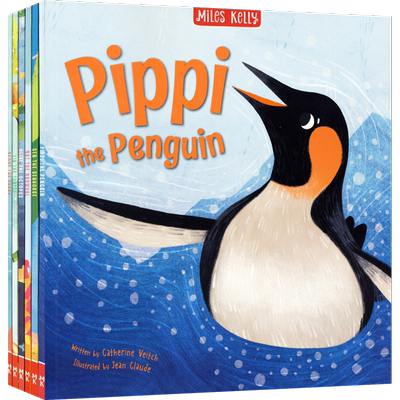 Miles Kelly Stories from the Sea Narwhal Penguin 海洋生物故事绘本6册 品格习惯养成 海洋生物幼儿科普 英文原版进口儿童图书
