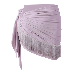 贝蒂拉丁舞裙半身裙新款流苏裙女士专用舞裙练功服流苏臀巾YD429