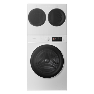 海信璀璨棉花糖全家筒三筒洗衣机4合1热泵洗烘一体活水分区洗E8Q