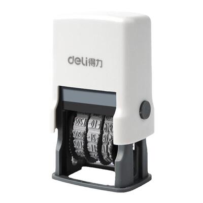 得力日期印章小型手持自动打码机