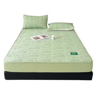 夏季凉感床笠款冰丝凉席三件套2025新款可机洗水洗床垫保护套床罩