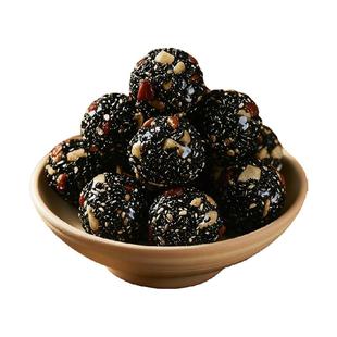 五珍黑芝麻丸红枣核桃桑葚无糖添加孕妇休闲零食糕正品官方店旗舰