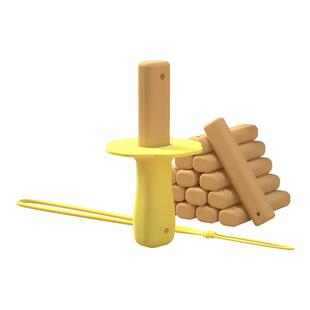 芃宝磨牙棒婴幼儿辅食饼干6个月以上宝宝零食1岁换牙期带挂绳高钙