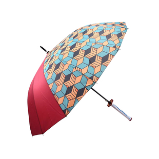 鬼灭之刃刀伞炼狱杏寿郎我妻善意晴雨伞武士个性创意伞动漫遮阳伞