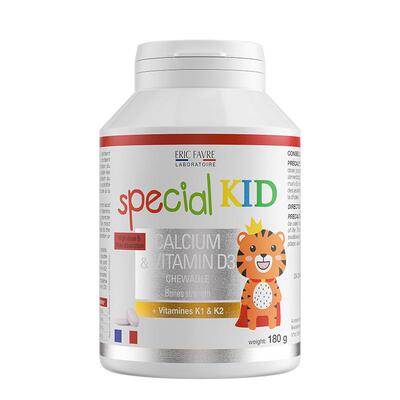艾瑞可儿童钙片3岁以上宝宝青少年补钙咀嚼片VD维K2氨基酸螯合钙