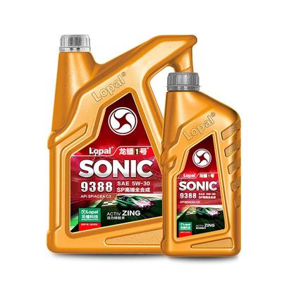 龙蟠1号SONIC9388 5W30 SP/ACEA C3全合成汽车发动机机油高端车5L