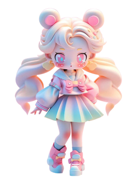 玻璃钢卡通人物雕塑装饰摆件