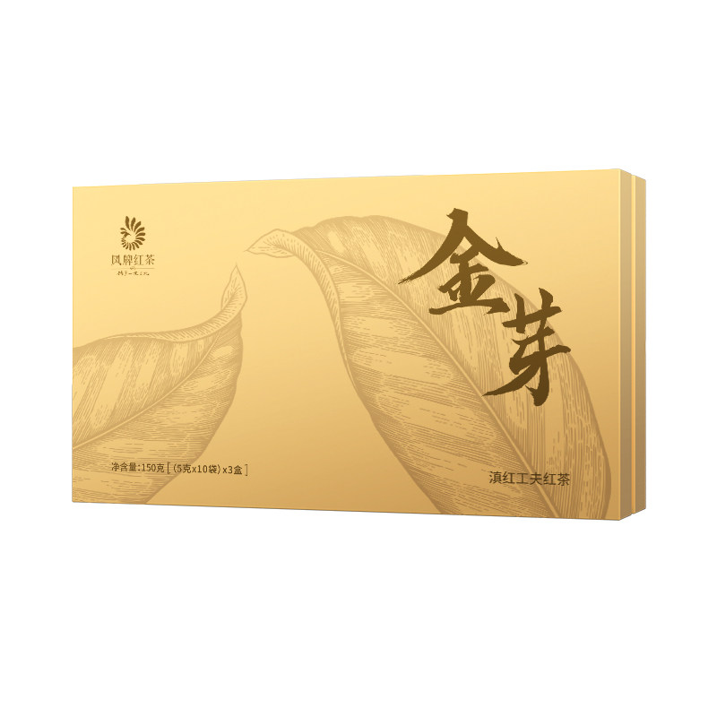 凤牌正宗滇红茶特级金芽礼盒150g
