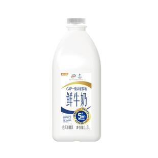 伊利桶装鲜牛奶1.5L*2桶大瓶装全脂巴氏杀菌新鲜生牛乳营养牛奶