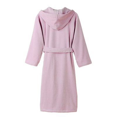 青少年儿童浴袍纯棉带帽可穿浴巾