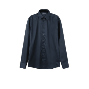 【自营】阿玛尼 EMPORIO ARMANI 男士棉质长袖衬衫 01CN5L 0BC33