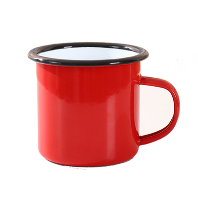 搪瓷杯怀旧经典马克杯老式铁水杯加厚彩色珐琅瓷咖啡杯办公室茶缸