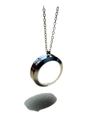 原创316L香薰扣项链扩香项链吊坠