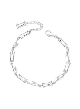 真我不凡S925银竹节手链女2025新款爆款轻奢小众设计手饰手镯女