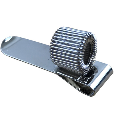 不锈钢文件夹板磁吸式笔插弹簧