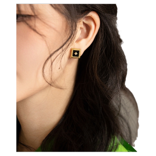 【自营】Lola Rose罗拉玫瑰画框系列复古耳钉女时尚轻奢礼物宝石